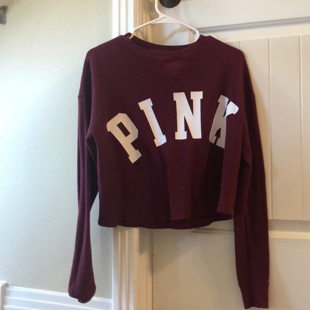 Pink Cropped Sweater